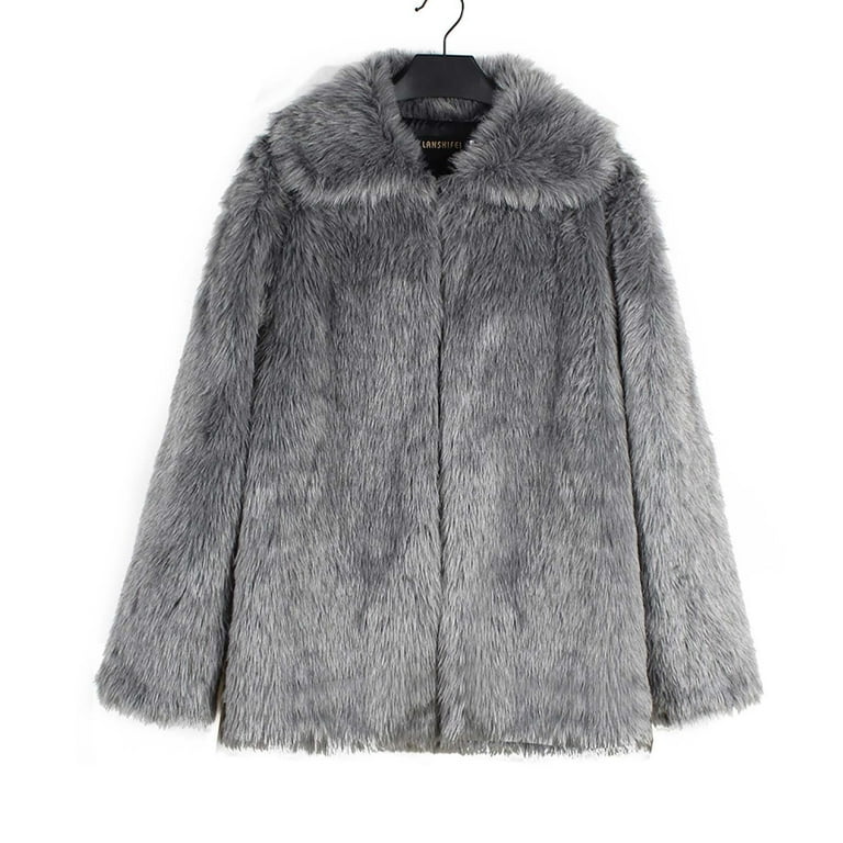 Penkiiy Men's Faux Fur Short Coat Winter Leopard Warm Penkiiy Men's Faux Fur Short Coat Winter Leopard Warm