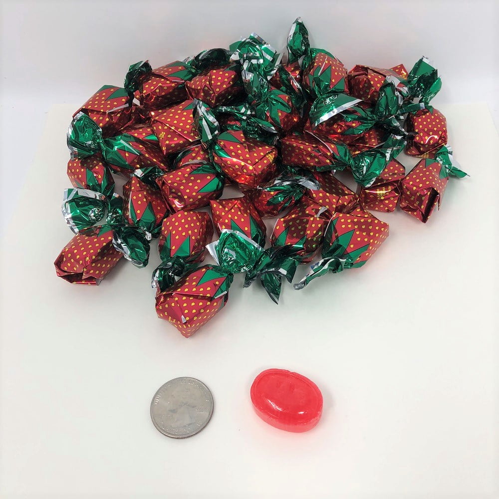 Arcor Filled Strawberry Bon Bons 1 pound bulk bonbon hard candy wrapped ...