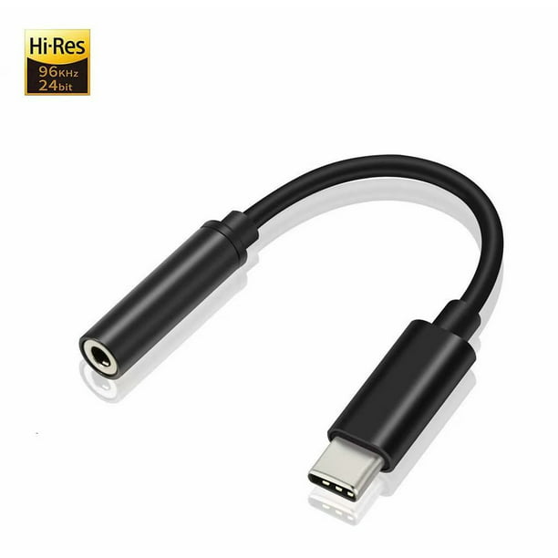 C to 3.5mm Headphone Adapter, USB Type C to3.5mm Audio with Aux Audio Hi-Res DAC Compatible Pixel/Moto Z/Samsung S10+/LG/Essential/iPad Pro/Sony/Huawei - Walmart.com