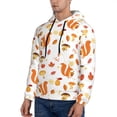 thumbnail image 3 of Goofa Squirrel InThe Forest3 for Men's Hooded Sweatshirt - Lightweight Pullover Hoodie with Kangaroo Pocket, Perfect for Everyday Wear-X-Large, 3 of 7