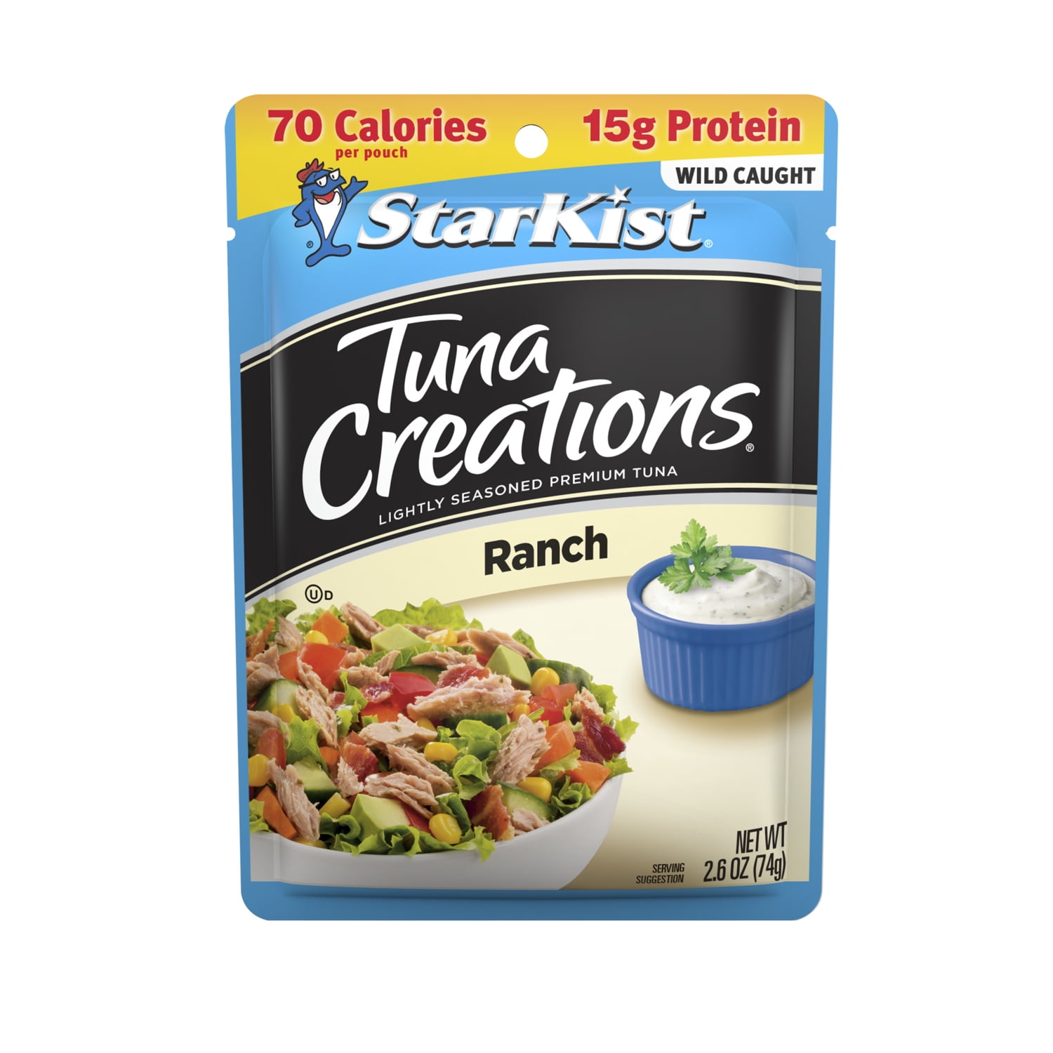 StarKist Tuna Creations, Ranch, 2.6 Ounce Pouch
