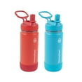 thumbnail image 1 of Thermoflask 16 Oz Doble Pared De Acero Inoxidable Con Aislamiento Al Vacío, Paquete De 2 Botellas De Agua, Rojo/Azul ThermoFlask NA, 1 of 5