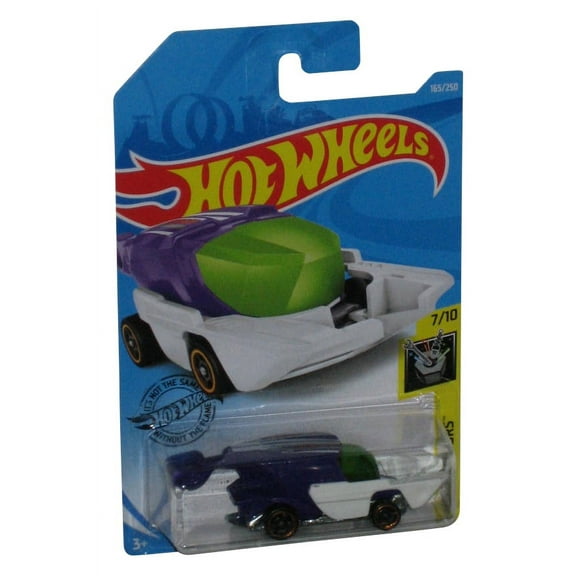 Hot Wheels Experimotors 7/10 (2018) Purple Sky Boat Toy Car 165/250