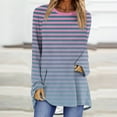 thumbnail image 1 of Jienlioq Hauts Corset pour Femmes Femmes Décontracté Manches Longues Col Rond Hauts Blouse Ample Imprimé Graphique Chemise Liquidation Vente, 1 of 5