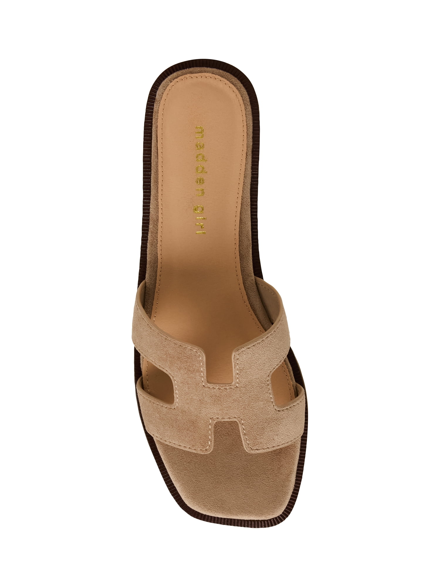 Madden Girl Women's Hailey Flat Slide Sandal
