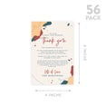 thumbnail image 5 of Koyal Wholesale Abstract Terracotta Wedding Thank You Place Setting Cards for Table Reception, Dinner Plates, 56-Pack, 5 of 5