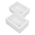 thumbnail image 1 of WRITWAA 2Pcs Shadow Box for Home Decor in Rustic Style 6.52X4.56X2.55in, 1 of 8