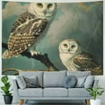 thumbnail image 4 of Orinice Owls Tree Branch Painting Tapestry Wall Hanging Unique Style Home Wall Decor Art for Living Room Bedroom Apartment Farmhouse Dorm 60x50inch, 4 of 6