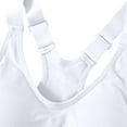 thumbnail image 5 of Sports Bras for Women High Support, Adjustable Straps High Impact Molded Cup Sports Bra with Sewn in Pads White 32, 5 of 5