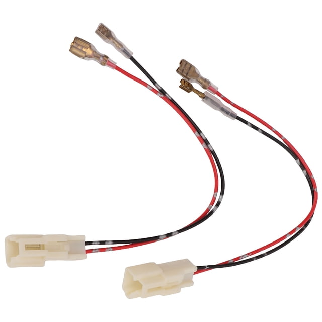 Arnés de cableado para altavoz de puerta, 1 par de conector de arnés de cableado para altavoz de puerta de coche, adaptador de arnés de cableado de altavoz probado y confiable