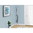 thumbnail image 5 of Monarch Specialties Coat Rack, Hall Tree, Hanging Bar, 6 Hooks, Entryway, 68"H, Bedroom, Grey Metal, 5 of 5
