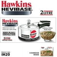 thumbnail image 2 of Hawkins Hevibase IH20 2-Litre Induction Pressure Cooker, Small, Silver, 2 of 7