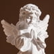 thumbnail image 2 of Figura Ángel Rezando Escultura Tallada Oración Hada Resina La Habitación Del (S), 2 of 5
