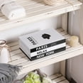 thumbnail image 2 of Porpan White Art Paper and Gloss Laminated Decorative Books, 3 Count, 2 of 6
