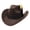 Z7-Coffee, variant on Classic Felt Cowboy Hat Cattleman Shapeable Wide Brim for Men Women Rodeo