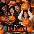 thumbnail image 5 of Ninonly 26Pcs Halloween Pumpkin Carving Kit,with 24 PCS Stainless Steel Pumpkin Carving Stencils&2 Carving Tools, 5 of 7