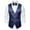 Navy, variant on IDALL Vest for Men Dress Shirts for Men Suits Suit Vest V Neck Silm Fit Floral Formal Suit Waist Coat Lightweight for Wedding Prom Business Suit Comfort Colors Tshirt Black L