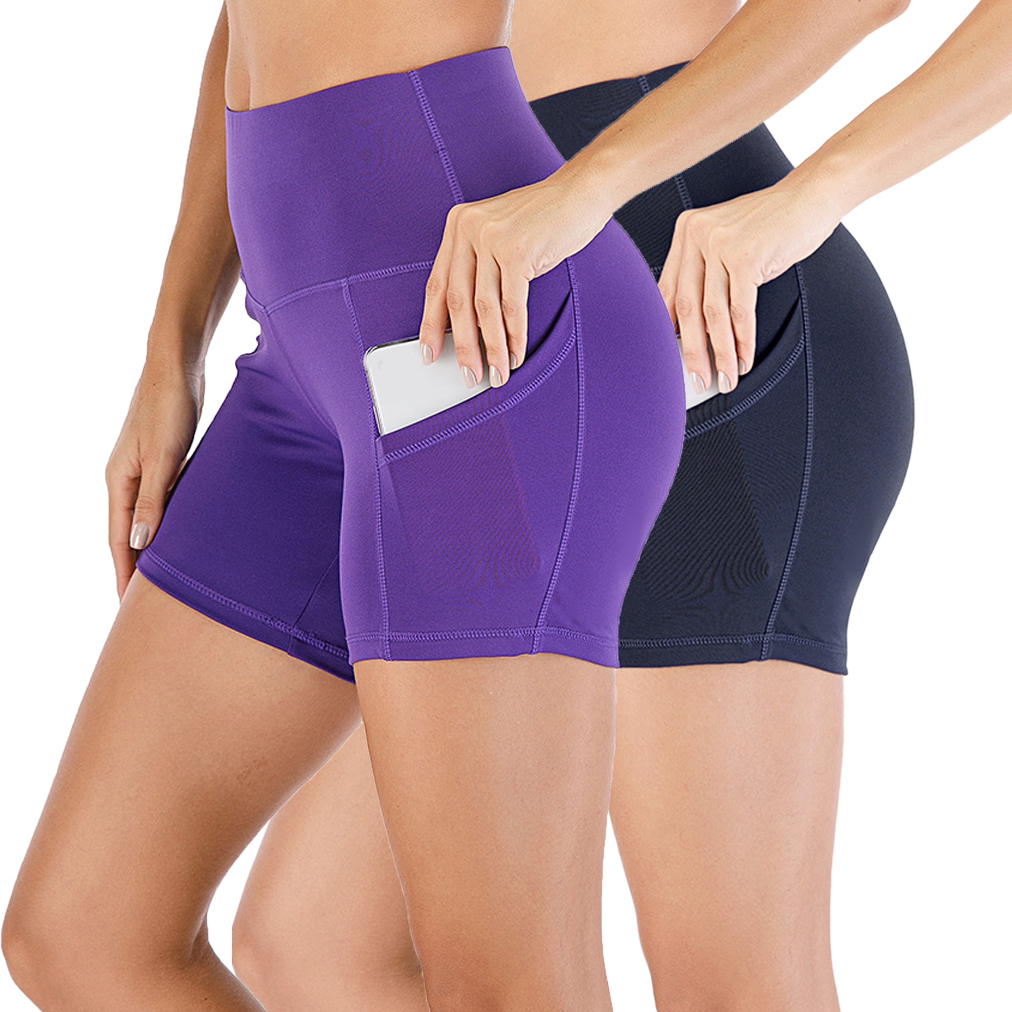 tummy control yoga shorts