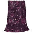 thumbnail image 2 of Sikiie Snowflakes and Hearts Ultra-Soft Micro flannel Blanket Luxury All Seasons Warm Blanket for Bedding Sofa and Travel (4 sizes)-60"x50", 2 of 7