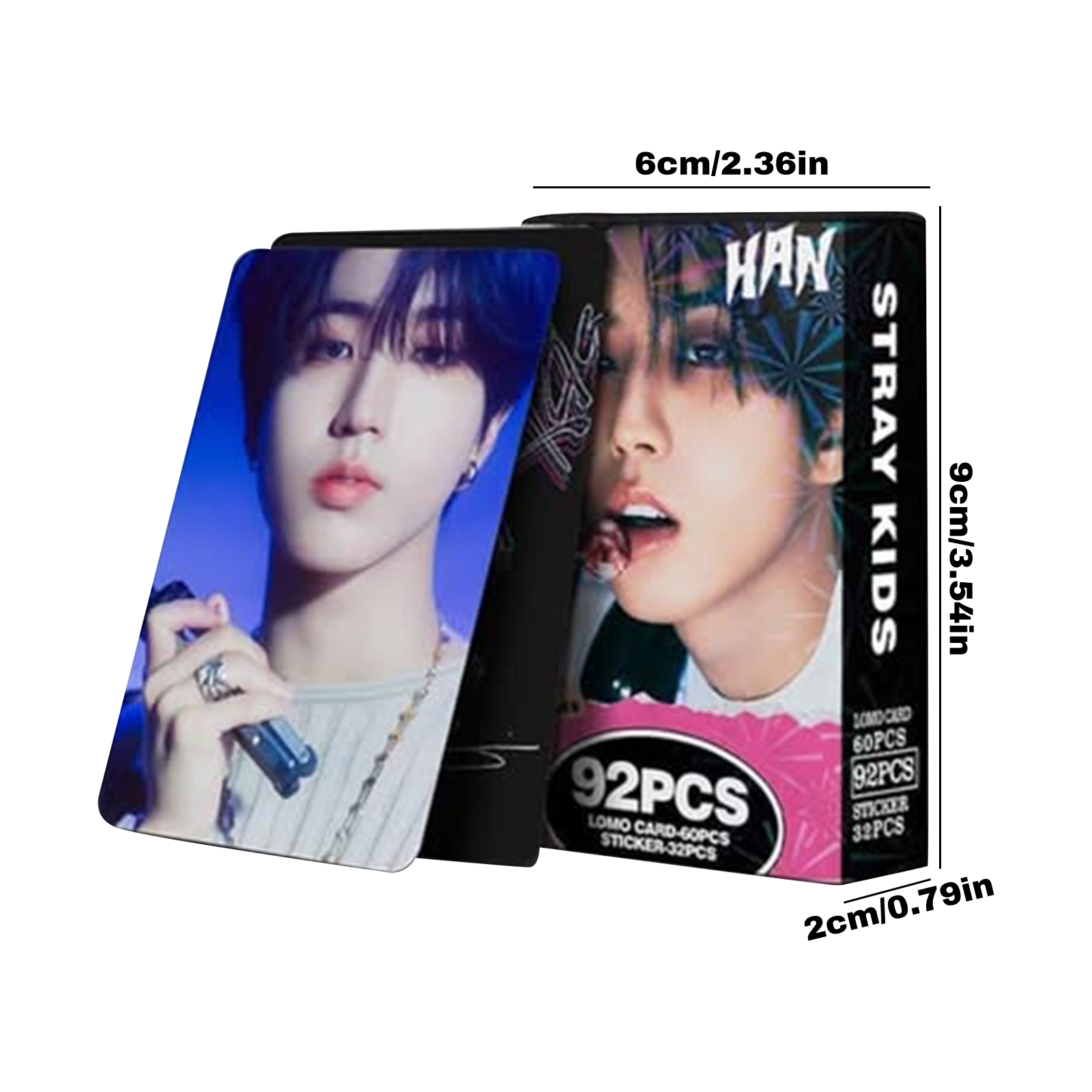 Stray Kids Album Fotokarten Set – 60 Einzigartige Lose My Breath Karten + 32 Laptop-Sticker | Kpop Fan Geschenk