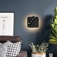 thumbnail image 1 of Aplique de pared LED de 13 W, luz de lectura para mesita de noche, foco ajustable (3 W + 10 W, luz cálida de 3000 K), para sala de estar, dormitorio, pasillo, color negro (cuadrado), 1 of 5