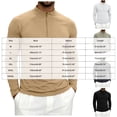 thumbnail image 4 of Linfrsh Tops for Men Quarter Zip Pullover for Men Mock Neck Sweatshirt Lightweight Men's Long Sleeve Golf Shirt, 4 of 7