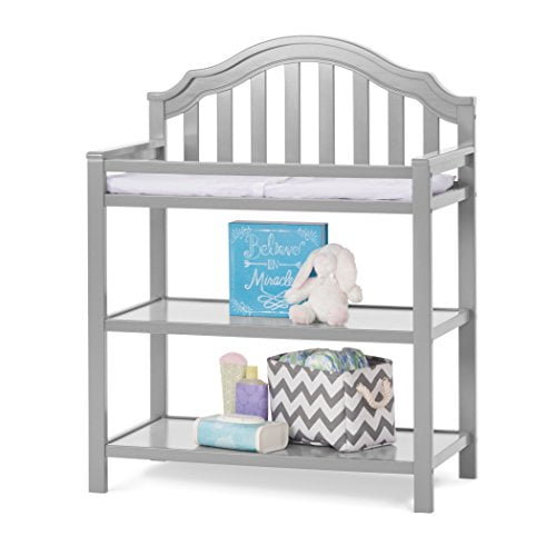 Child Craft Penelope Changing Table, Cool Gray