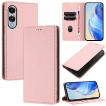 Compatible with Samsung Galaxy S25 Edge Wallet Case with RFID Blocking Credit Card Holder, PU Leather Folio Flip Kickstand Protective Shockproof Cover Women Men for Samsung Galaxy S25 Edge - Pink