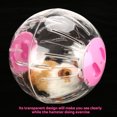 thumbnail image 2 of Gerbil Toy, Hamster Exercise Balls Plastic Playing Training Small Animal  For Pet Cage For Home, 2 of 8
