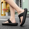 thumbnail image 6 of Unisex EVA Pillow Flip Flops with Adjustable Buckle, Classic T-Strap Sandals for Men & Women, Non-Slip Cushioned Sole, Lightweight Summer Slides, 6 of 14