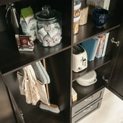 Sauder Select Engineered Wood Storage Cabinet in Cinnamon Cherry
