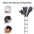 thumbnail image 3 of Concealer System Covers Cables, Cords, or Wires - Cable Cover Management Raceway Kit, 3 of 4