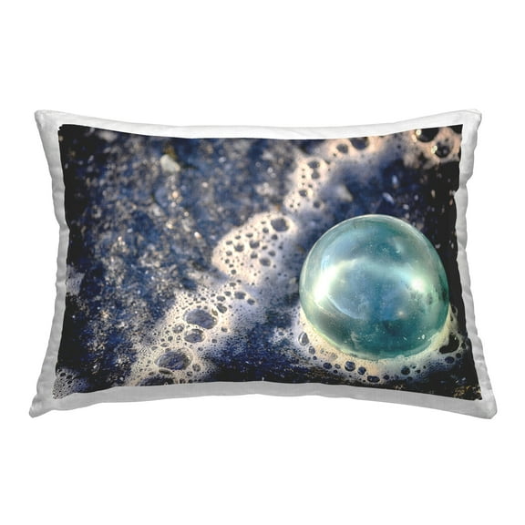 Stupell Industries Beach Foam & Bubble Decorative Printed Throw Pillow Design by Savanah Plank.