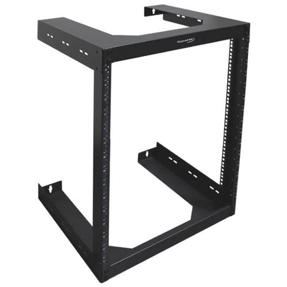 Cmple Wavenet - 15U Wall Mount Server Rack 18Inch Deep Open Frame Server Room Ra