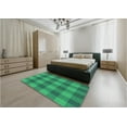thumbnail image 4 of Ahgly Company Indoor Round Patterned SpringGreen Area Rugs, 3' Round, 4 of 6