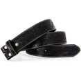 thumbnail image 2 of WowoHK Mens Replacement Belt no Buckle Belt Strap, Men's Leather Belt with Silver Snap On Belt Without Buckle 1 1/2 Wide, 2 of 9