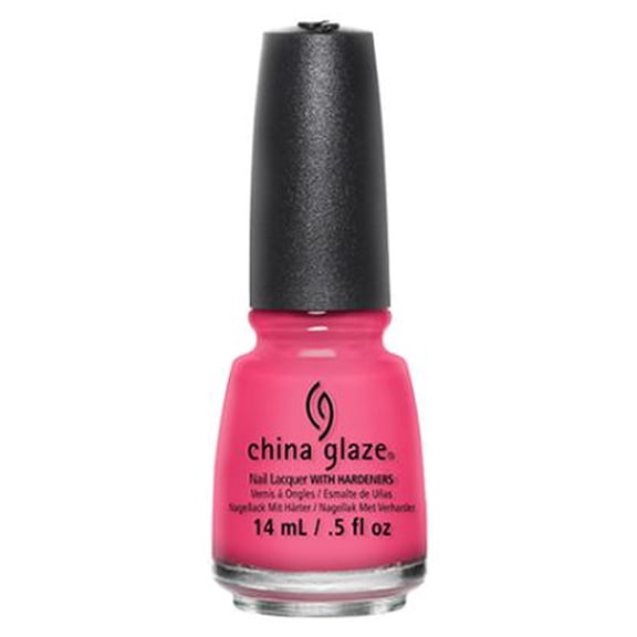 China Glaze Nail Polish, Shocking Pink, 0.5 oz