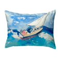 thumbnail image 2 of Betsy Drake KS257 11 x 14 in. Sailboat Small No-Cord Pillow, 2 of 2