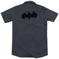 thumbnail image 3 of Batman Spray Paint Logo (Back Print) Adult Work Shirt Charcoal, 3 of 3