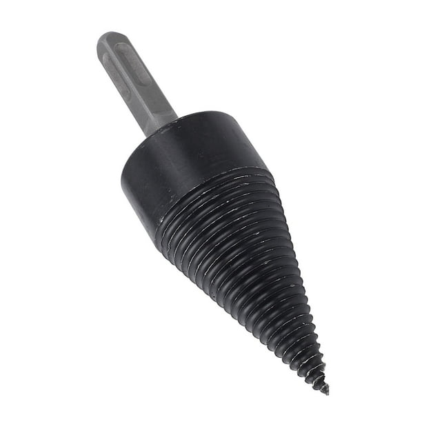 Firewood Log Splitter Kindling Splitting Wood Drill Bit with 3 Drilling Handles Firewood Log Drill Bits Labor Saving 42MM