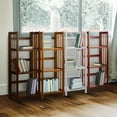 thumbnail image 4 of Casual Home 331-33 14 in. 3-Shelf Folding Bookcase, Walnut, 4 of 13
