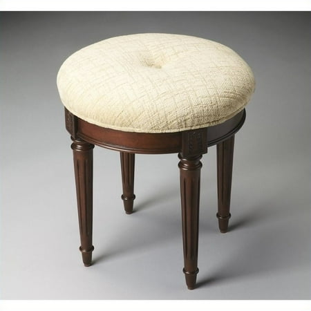 - Beaumont Lane Vanity Stool in Plantation Cherry