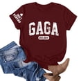thumbnail image 1 of Fiudx Camisas para Mujer Tops con Estampado de Moda para Mujer, Blusa de Manga Corta, Camisetas Divertidas con Cuello Redondo, 1 of 3
