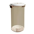 thumbnail image 3 of BUYISI Boîte de Rangement sous Vide Alimentaire Distributeur Alimentaire Scellé Grande Capacité Rond 2.3L, 3 of 5