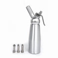 thumbnail image 1 of Cream Whipper Professional Cream Siphon Aluminum | Cream Dispenser, Including 3 Stainless Steel Decorative Nozzles Cream, Ice Cream And Much More, 1 of 5