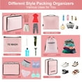 thumbnail image 3 of LEPECQ 9Pcs Packing Cubes Luggage Packing Organizers for Travel Accessories Space Saving Travel Bags for Carry on, Lightweight Mesh Zipper, Clothes, Shoes, Laundry and Shoe Bag, 3 of 9