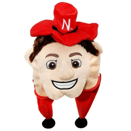 Forever Collectables NCAA Mascot Dangle Hat, University of Nebraska Cornhuskers