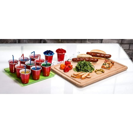 

9oz Kids Cups To-Go Kits With Lids And Straws (15 cups Red)