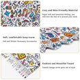 thumbnail image 5 of FORMRS Womens Scarf Winter Soft Long Big Warm Shawls Wrap Tassel Scarves, Doodle Pattern, 5 of 9