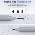 thumbnail image 4 of Methold Juego de 3 puntas de bolígrafo compatibles con Surface Pen Set (HB/2H/H) Kit de repuesto Compatible con Surface Pro 4/5/6/7 puntas de bolígrafo Electrónica, 4 of 6
